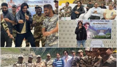 CISF के जवानों साथ ज़ायद खान