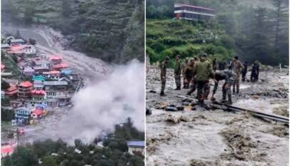 उत्तराखंड में बाढ़ - सौजन्य [X]