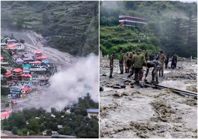 उत्तराखंड में बाढ़ - सौजन्य [X]